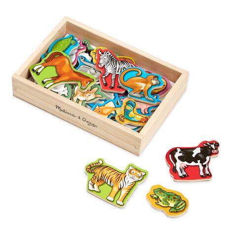 Wooden Animal Magnets Wooden Animal Magnets