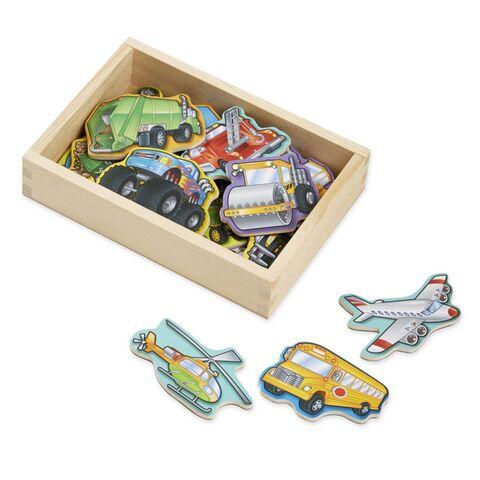 Wooden Vehicle Magnets Wooden Vehicle Magnets