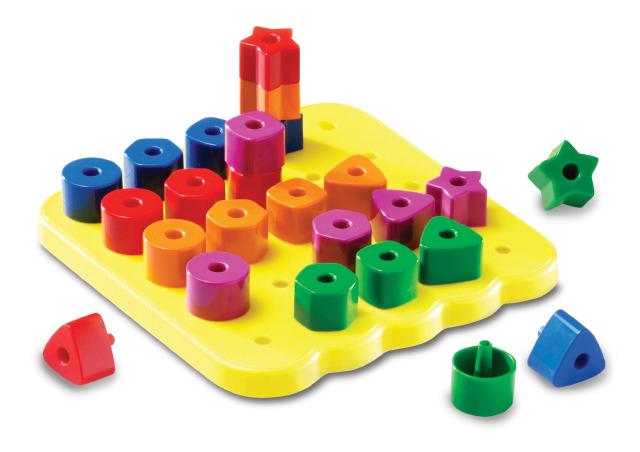 Stacking Shapes Peg Board Stacking Shapes Peg Board