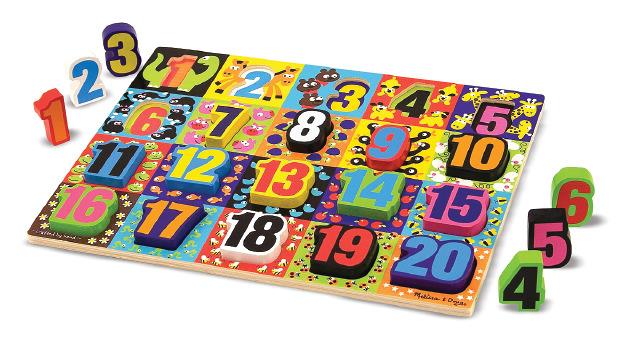 Jumbo Numbers Chunky Puzzle Jumbo Numbers Chunky Puzzle
